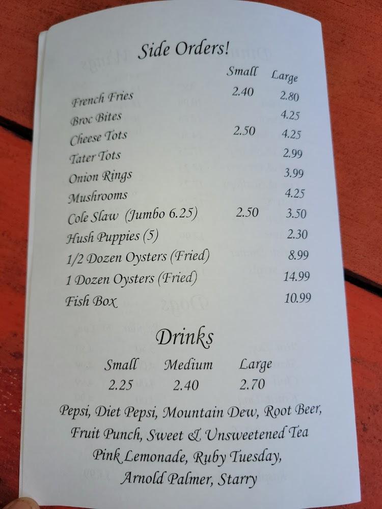 Bantam Chef Menu image 1